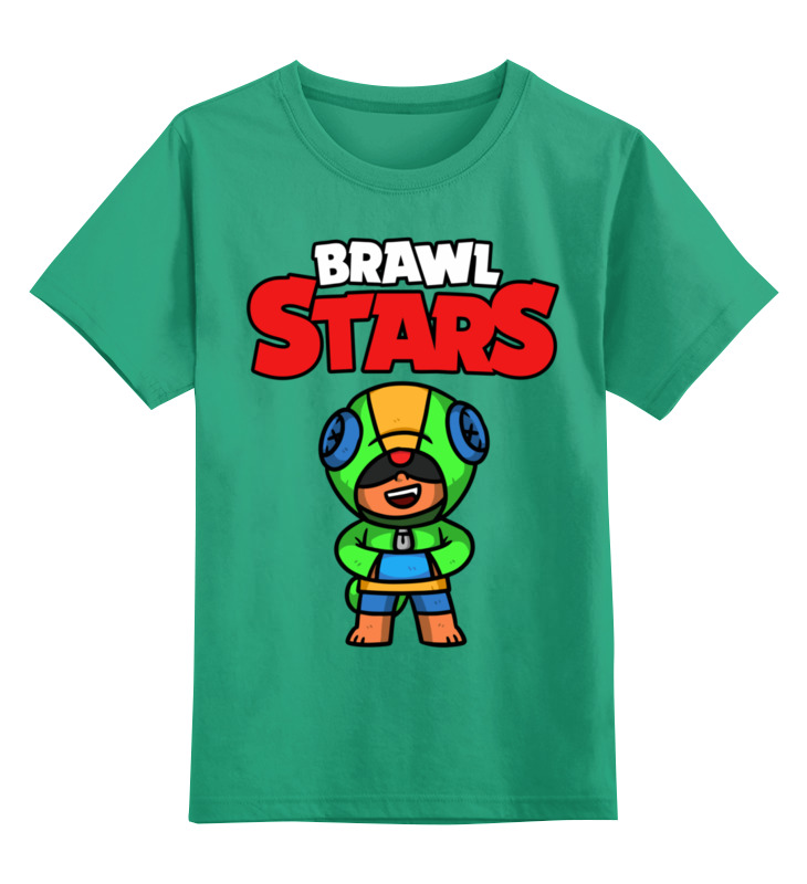 

Футболка детская Printio Brawl stars цв. зеленый р. 104, Brawl stars