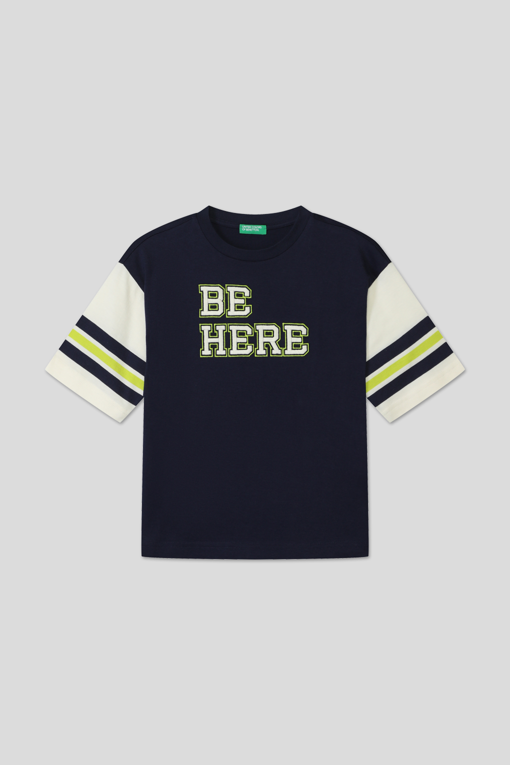 

Футболка детская Benetton 3096C10HD, темно-синий, 140, 3096C10HD