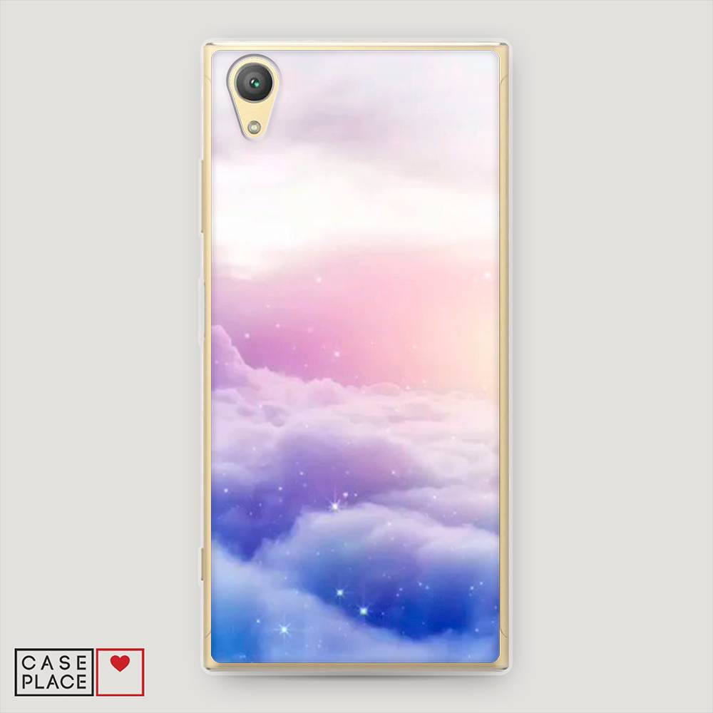 

Чехол на Sony Xperia XA1 plus "Небеса", Голубой;белый;розовый, 53050-2