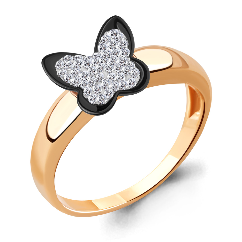 

Кольцо из серебра с керамикой р. 18 Aquamarine 66589_925_з, 66589_925_з