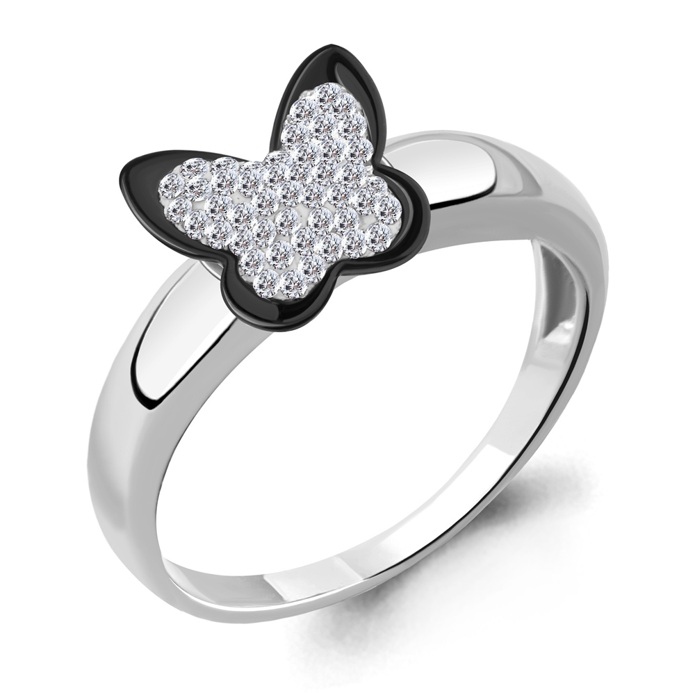 

Кольцо из серебра с керамикой р. 18 Aquamarine 66589_925_р, 66589_925_р