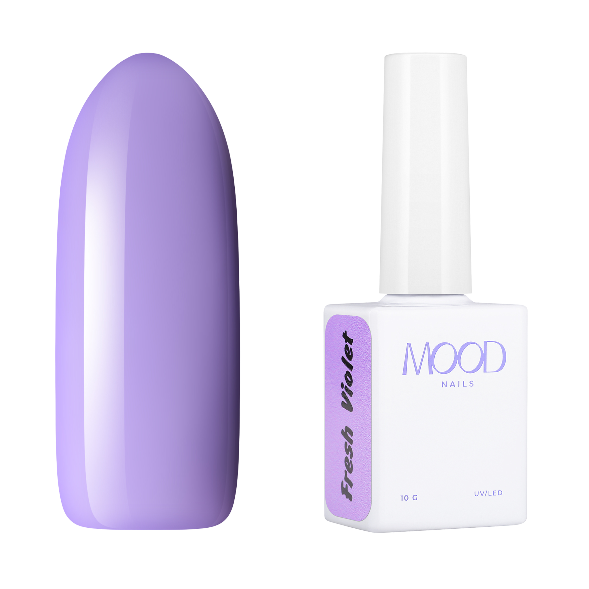 Гель-лак Moodnail Gel-Polish Fresh Violet 10 г whole again a fresh collection of wholesome recipes