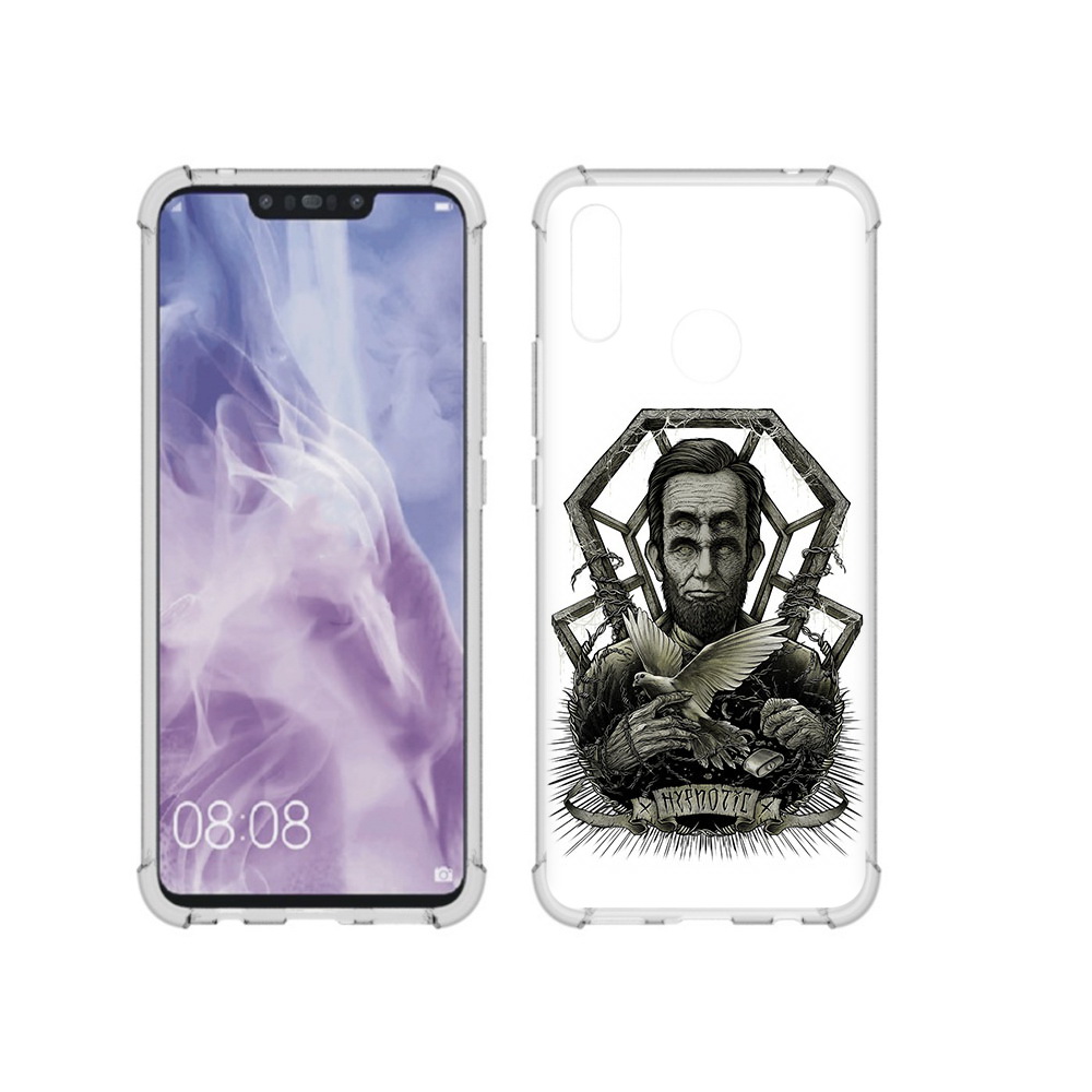 

Чехол MyPads Tocco для Huawei Nova 3i франклин абстракция (PT227100.63.662), Прозрачный, Tocco