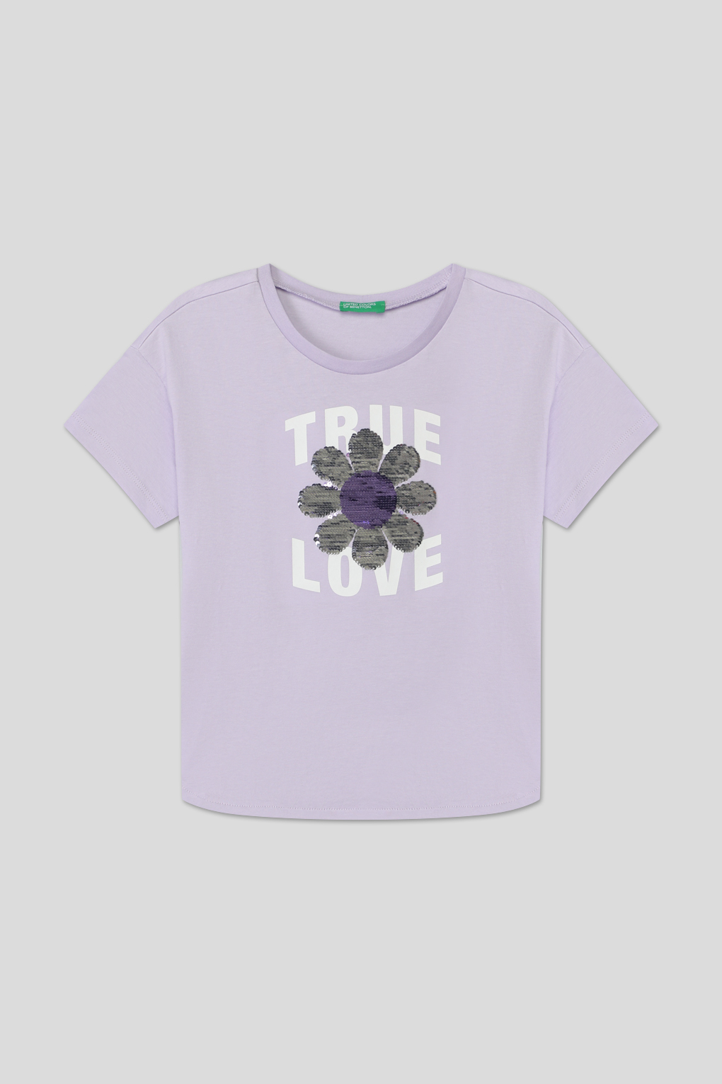 

Футболка детская Benetton 3I1XC10IA, сиреневый, 128, Фиолетовый, 3I1XC10IA