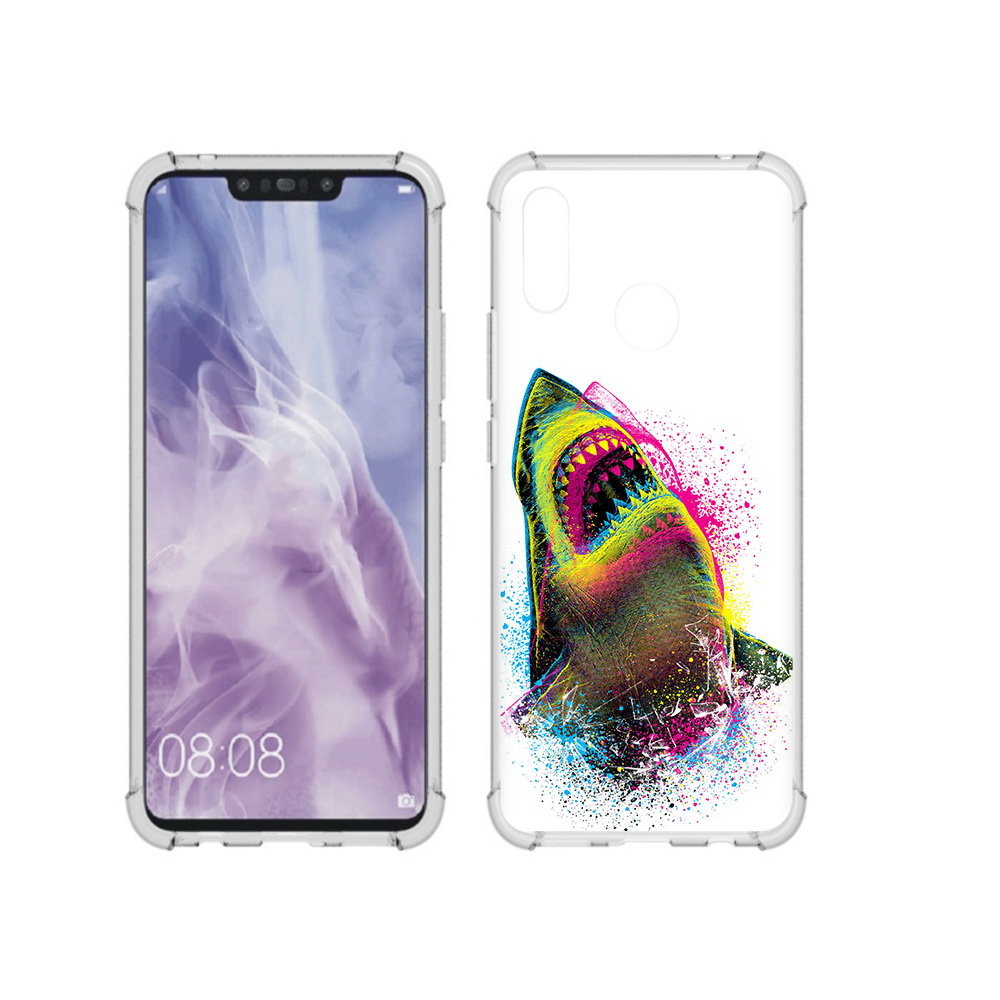 

Чехол MyPads Tocco для Huawei Nova 3i челюсти-2 (PT227100.63.674), Прозрачный, Tocco
