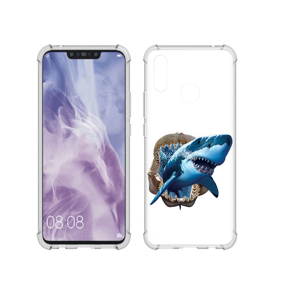 

Чехол MyPads Tocco для Huawei Nova 3i челюсти (PT227100.63.675), Прозрачный, Tocco