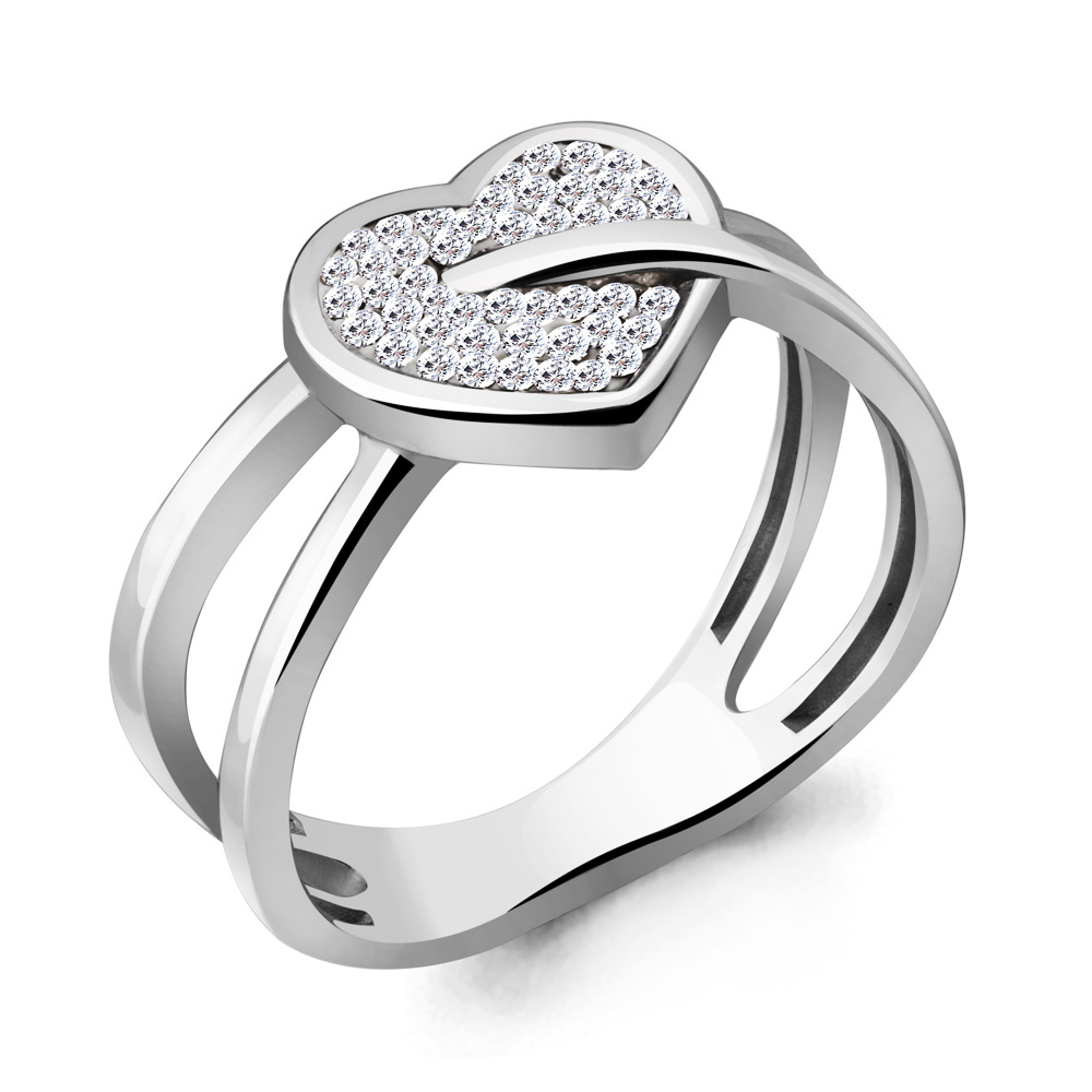 

Кольцо из серебра со стеклом р. 18,5 Aquamarine 66639_925_р, 66639_925_р