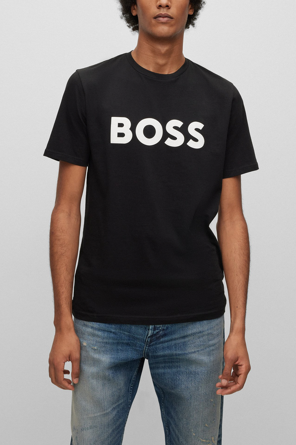 

Футболка мужская BOSS 50481923 черная 2XL, Черный, 50481923