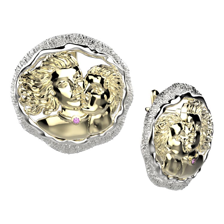 

Серьги из серебра с рубином Spika Gold 20354-067-08, 20354-067-08