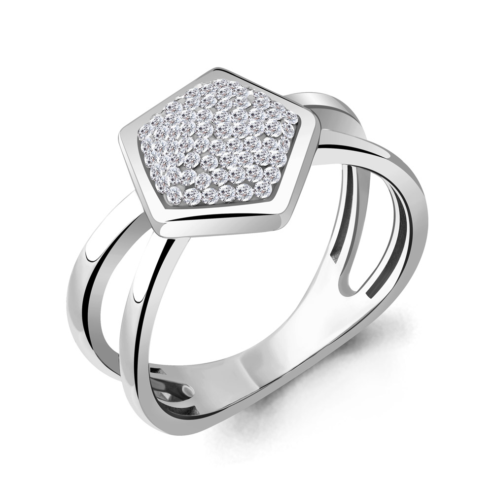 

Кольцо из серебра со стеклом р. 17,5 Aquamarine 66641_925_р, 66641_925_р