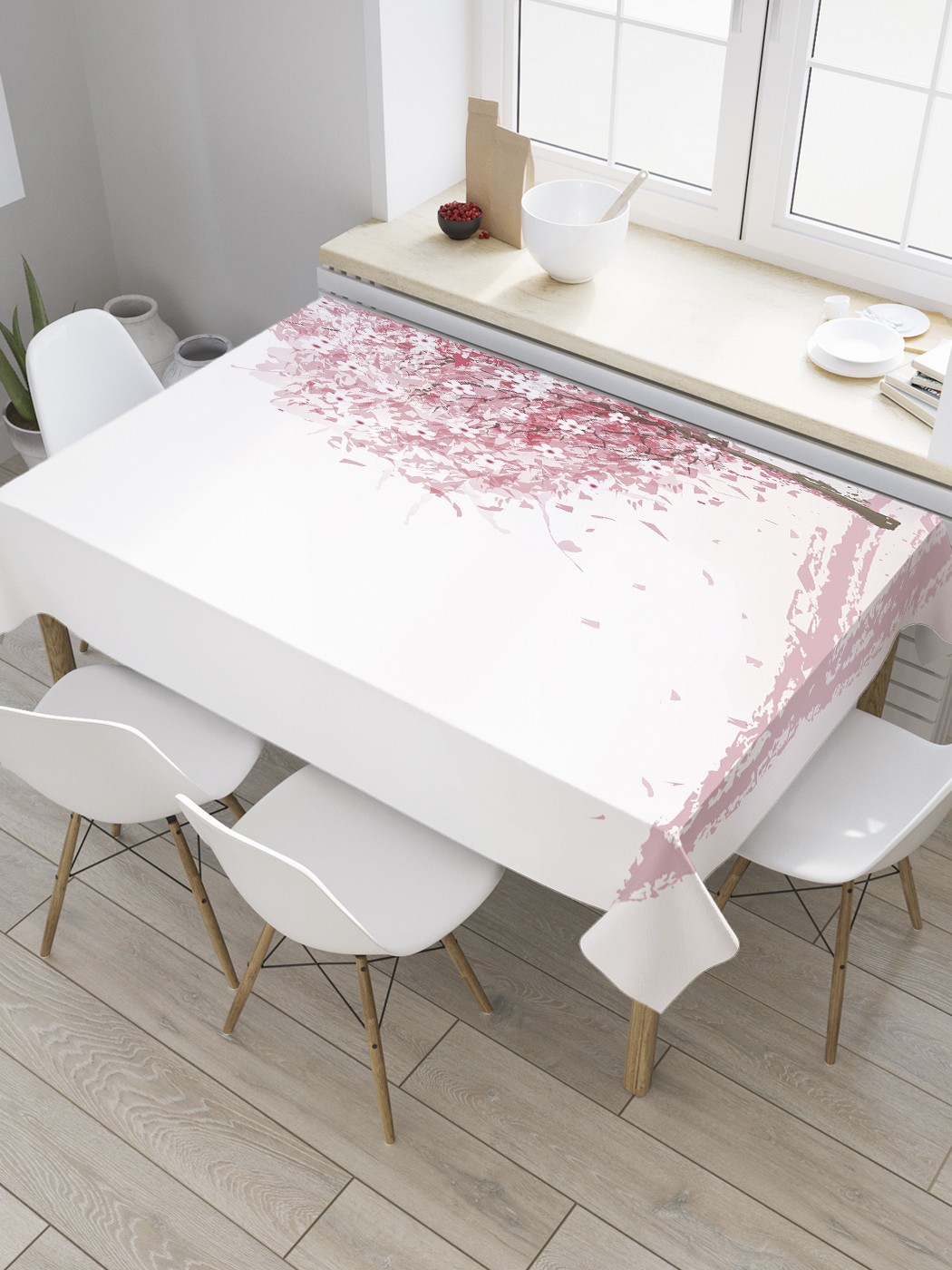 

Скатерть прямоугольная JoyArty "Осеннее дерево в акварели" из оксфорда, 120x145 см, Белый, Осеннее дерево в акварели