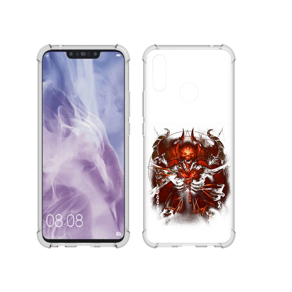 

Чехол MyPads Tocco для Huawei Nova 3i яркий демон (PT227100.63.708), Прозрачный, Tocco