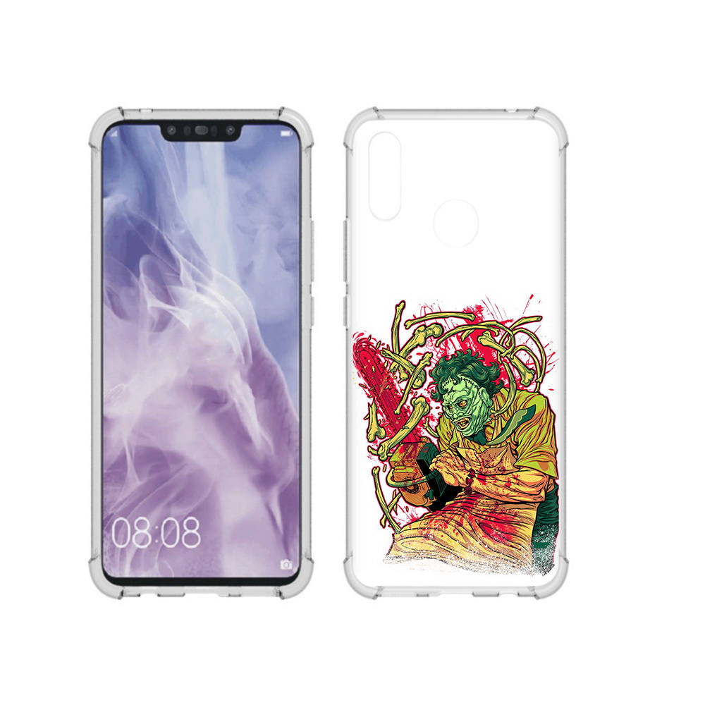 

Чехол MyPads Tocco для Huawei Nova 3i яркий мясник (PT227100.63.711), Прозрачный, Tocco