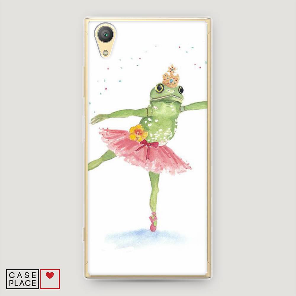 

Чехол на Sony Xperia XA1 plus "Лягушка-балерина", Зеленый, 53050-4