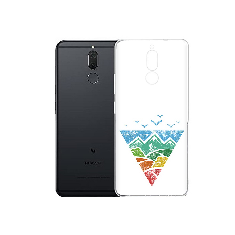 

Чехол MyPads Tocco для Huawei Nova 2i Лес земля море чайки (PT92543.64.105), Прозрачный, Tocco