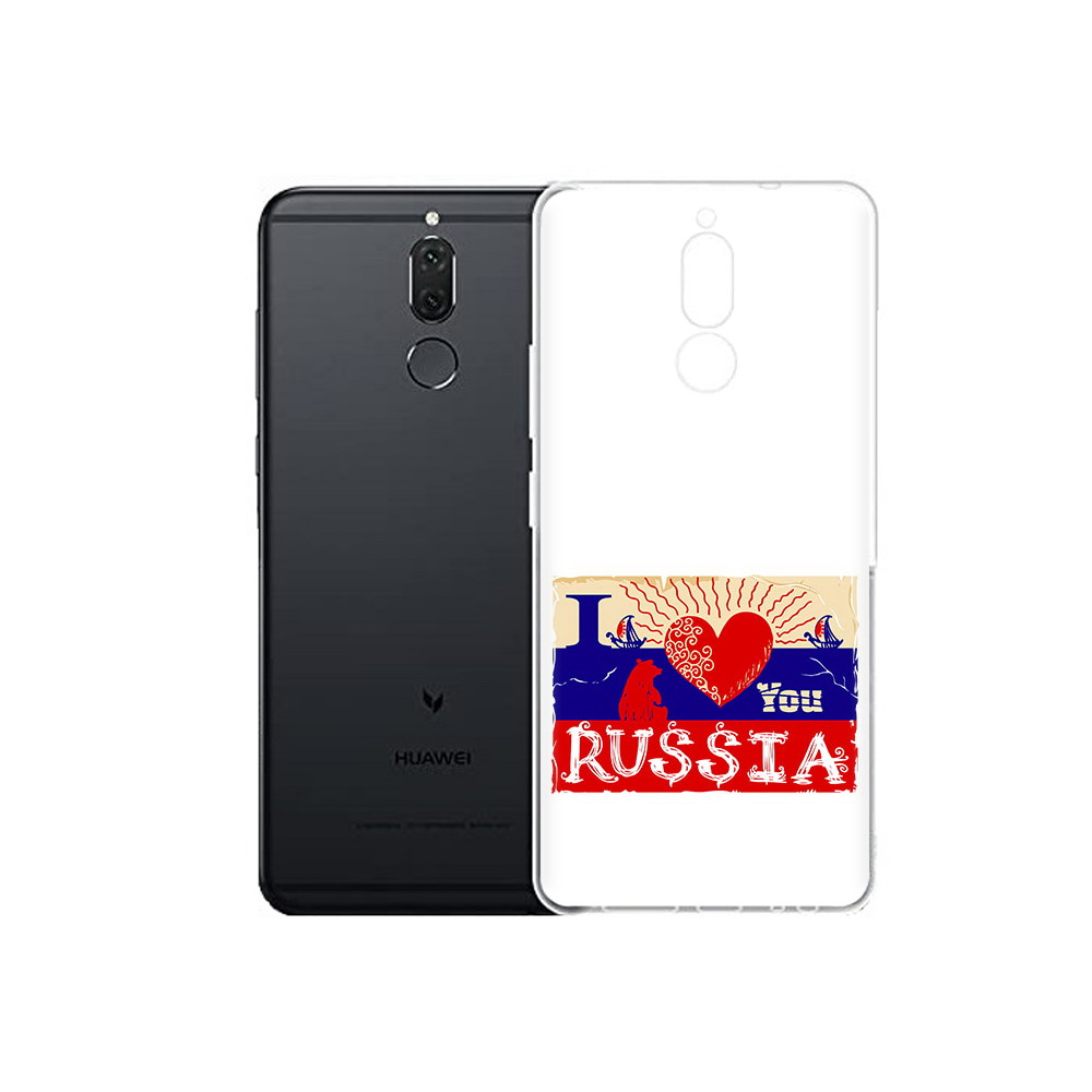 

Чехол MyPads Tocco для Huawei Nova 2i Люблю Россию (PT92543.64.112), Прозрачный, Tocco