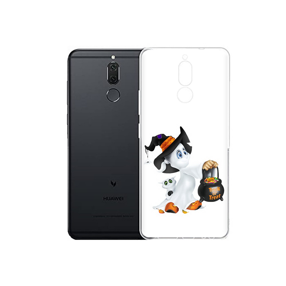 

Чехол MyPads Tocco для Huawei Nova 2i Маленький призрак (PT92543.64.113), Прозрачный, Tocco
