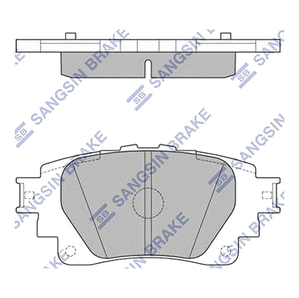 фото Колодки тормозные задние toyota sangsin sp4341 sangsin brake