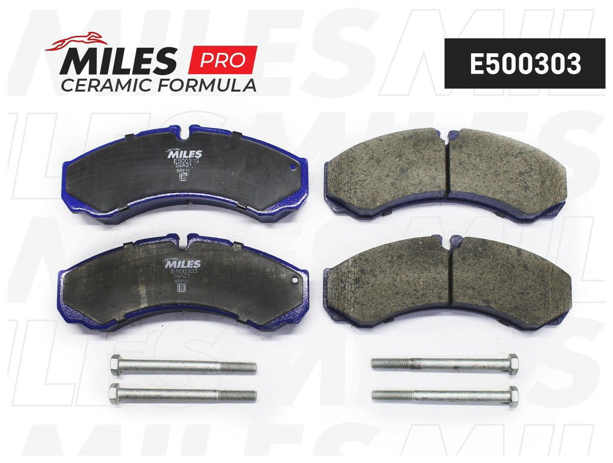 

Тормозные колодки Miles передние для Iveco E500303
