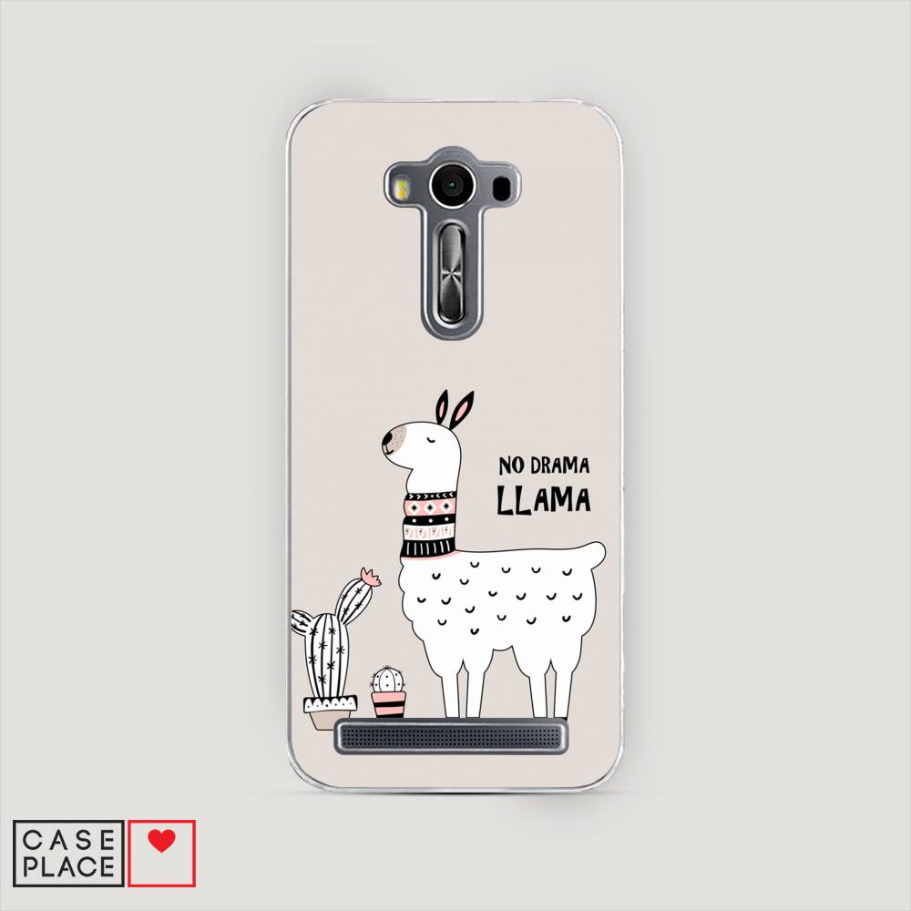 фото Чехол awog "no drama llama" для asus zenfone 2 laser ze500kl