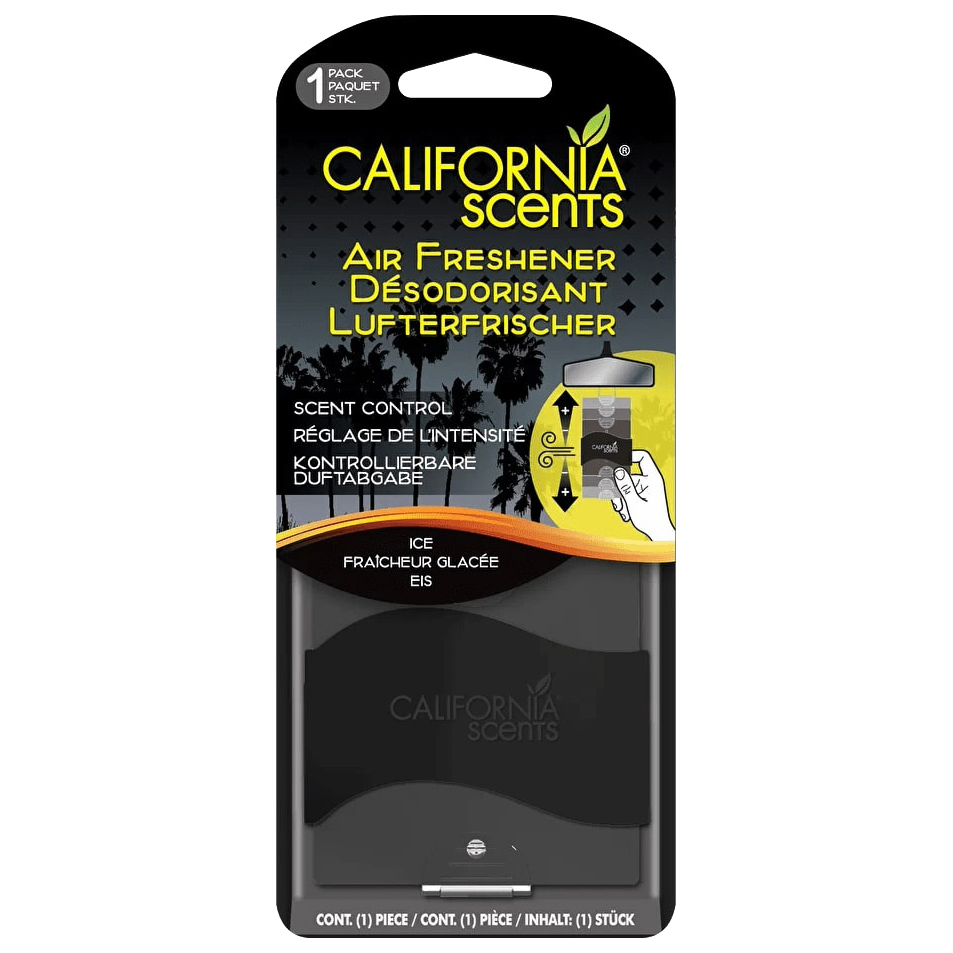 фото Ароматизатор california scents картон подвесной лёд