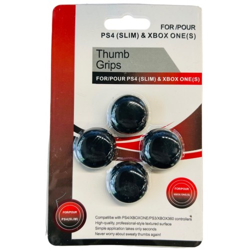 Накладка на стик для геймпада Dobe Thumb Grips черная, 4 шт