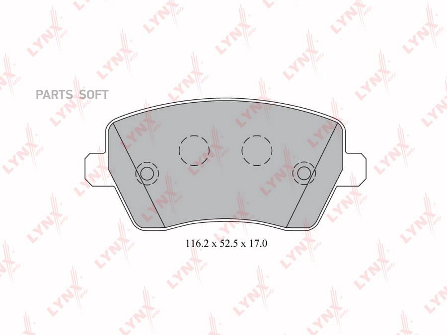 

Колодки тормозные Lynx BD5739