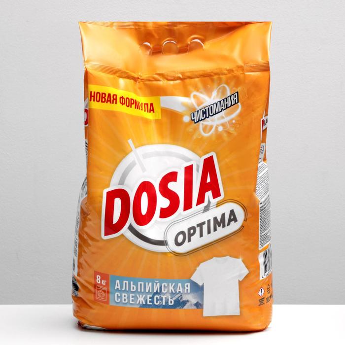 фото Стиральный порошок dosia optima альпийская свежесть, автомат, 8 кг nobrand