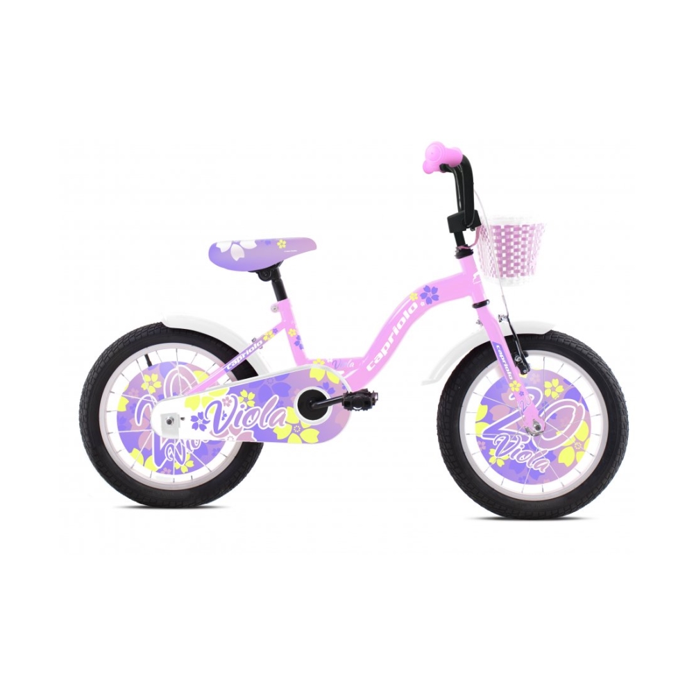 Велосипед CAPRIOLO KIDS VIOLA 20'' (FIX), STEEL 10'' (розовый - белый)