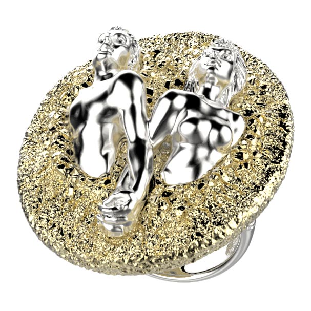 

Кольцо из серебра р. 17,5 Spika Gold 10699-001-08, 10699-001-08