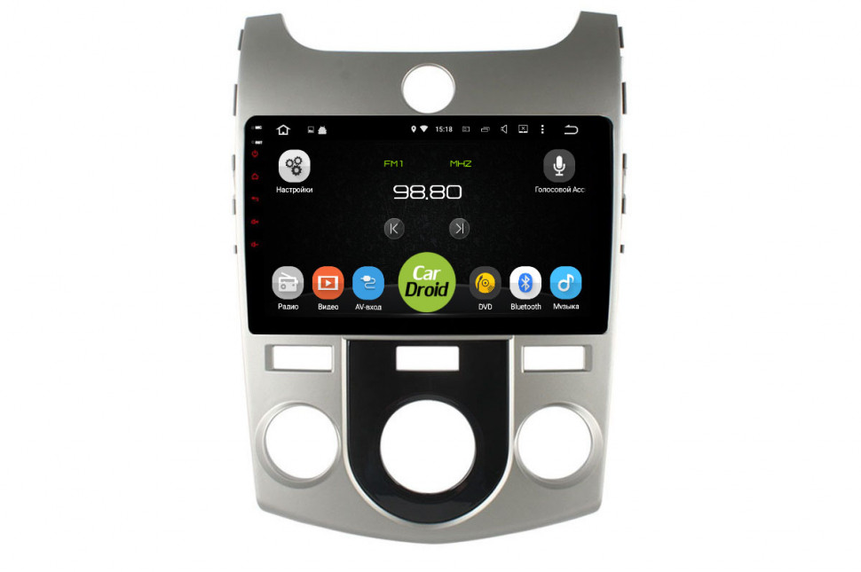 Штатная магнитола Roximo CarDroid RD-2321FM для KIA Cerato 2 кондиционер 2300000₽