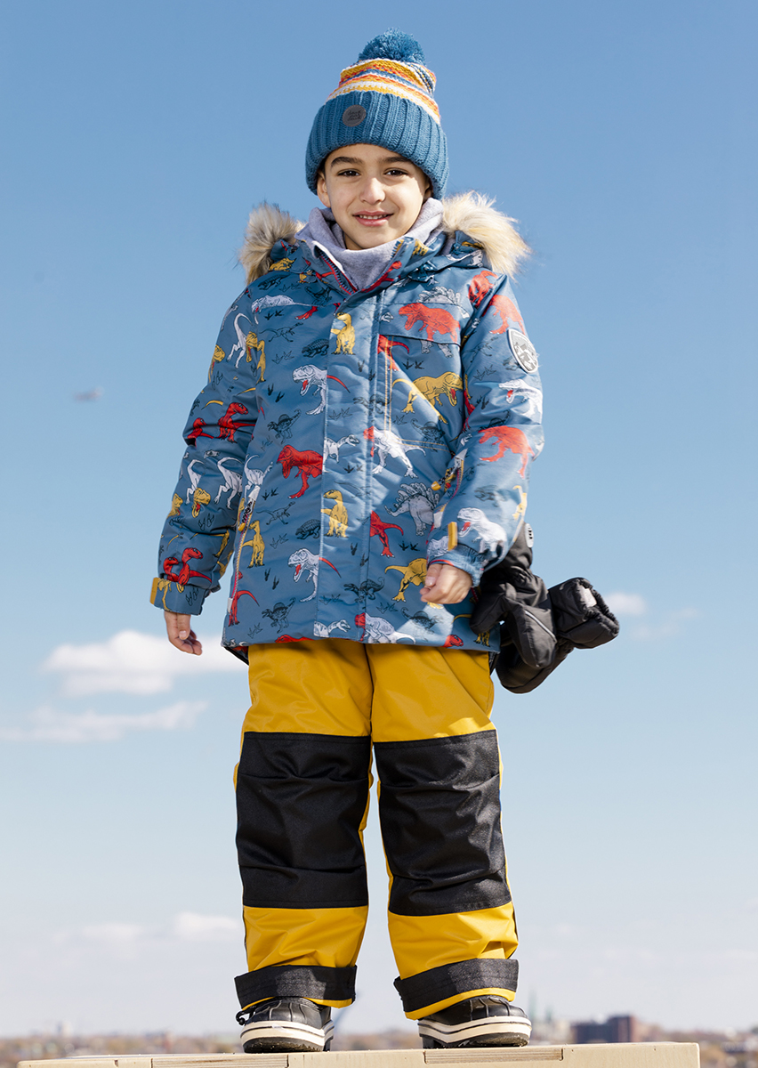 

Комплект верхней одежды Deux par Deux F10 U808, динозавры, желтый, 134, Синий;желтый, F10 U808