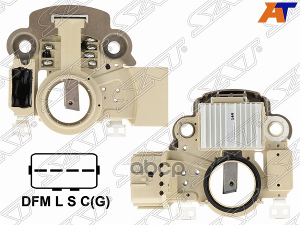 SAT ST-MD619268 Регулятор напряжения генератора MITSUBISHI COLT V 4G92 95-03/LANCER VI 1.3
