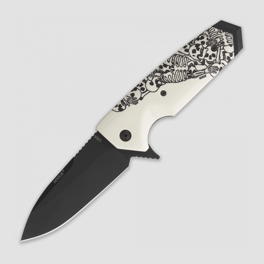 

Нож складной HOGUE, Elishewitz EX-02, длина клинка: 9,5 см, Белый;черный