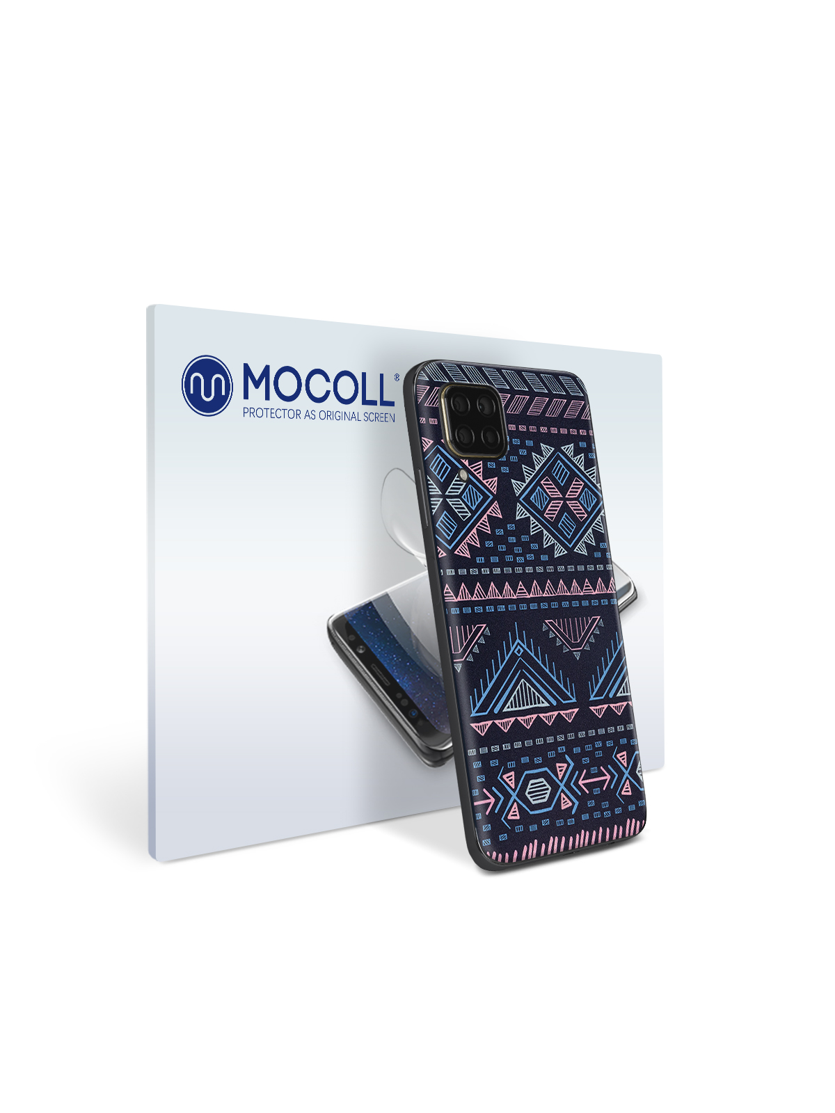 

Пленка защитная MOCOLL для задней панели Huawei P30 Lite Богемный узор Аргайл