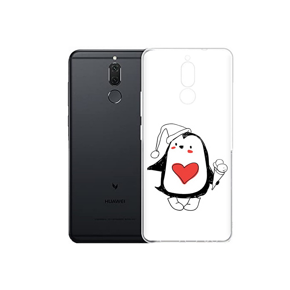 

Чехол MyPads Tocco для Huawei Nova 2i Пингвин с мороженым (PT92543.64.135), Прозрачный, Tocco