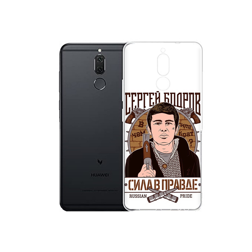 

Чехол MyPads Tocco для Huawei Nova 2i Сергей Бодров (PT92543.64.155), Прозрачный, Tocco