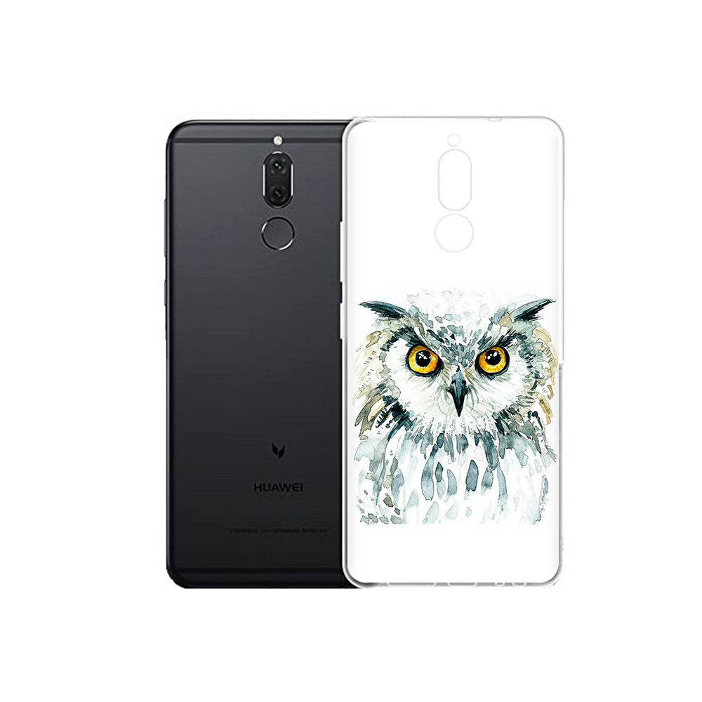 Чехол MyPads Tocco для Huawei Nova 2i Серьезная сова (PT92543.64.156)
