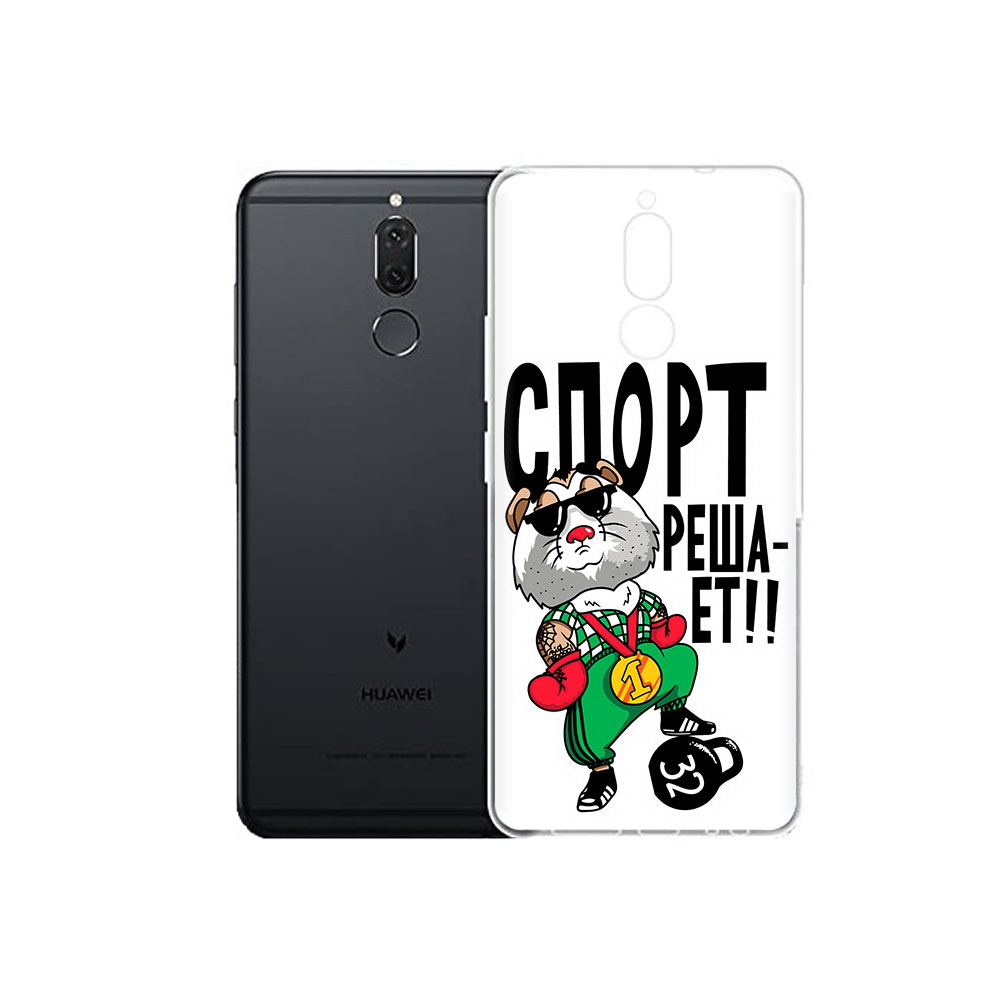 

Чехол MyPads Tocco для Huawei Nova 2i Спорт решает (PT92543.64.161), Прозрачный, Tocco