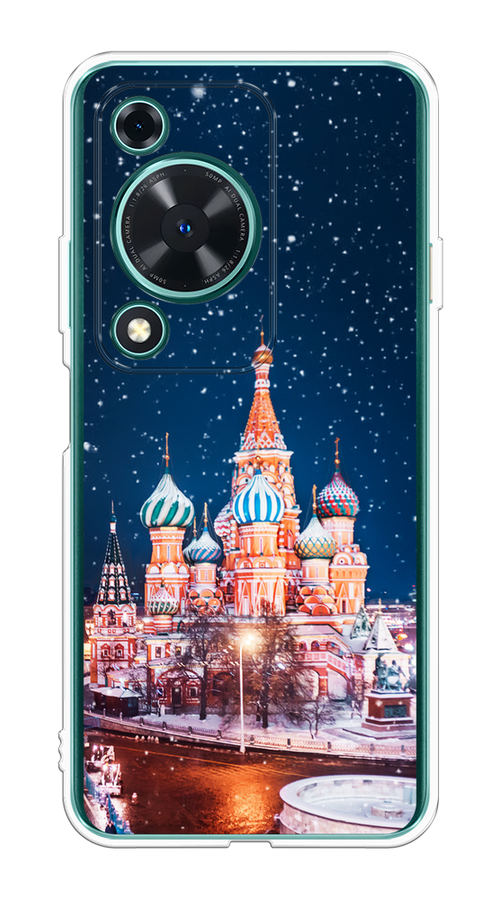 

Чехол на Huawei Nova Y72 "Москва 1", Коричневый;синий;белый, 6123650-1