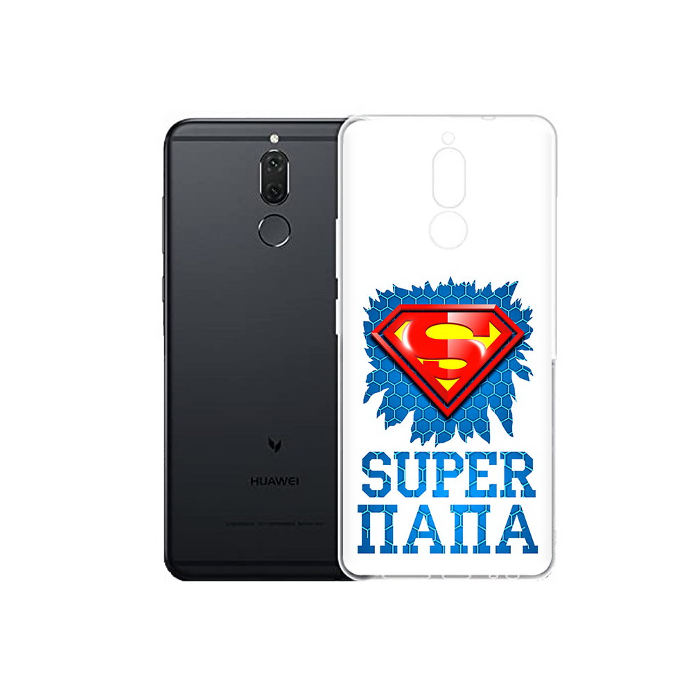 

Чехол MyPads Tocco для Huawei Nova 2i Супер Папа (PT92543.64.165), Прозрачный, Tocco