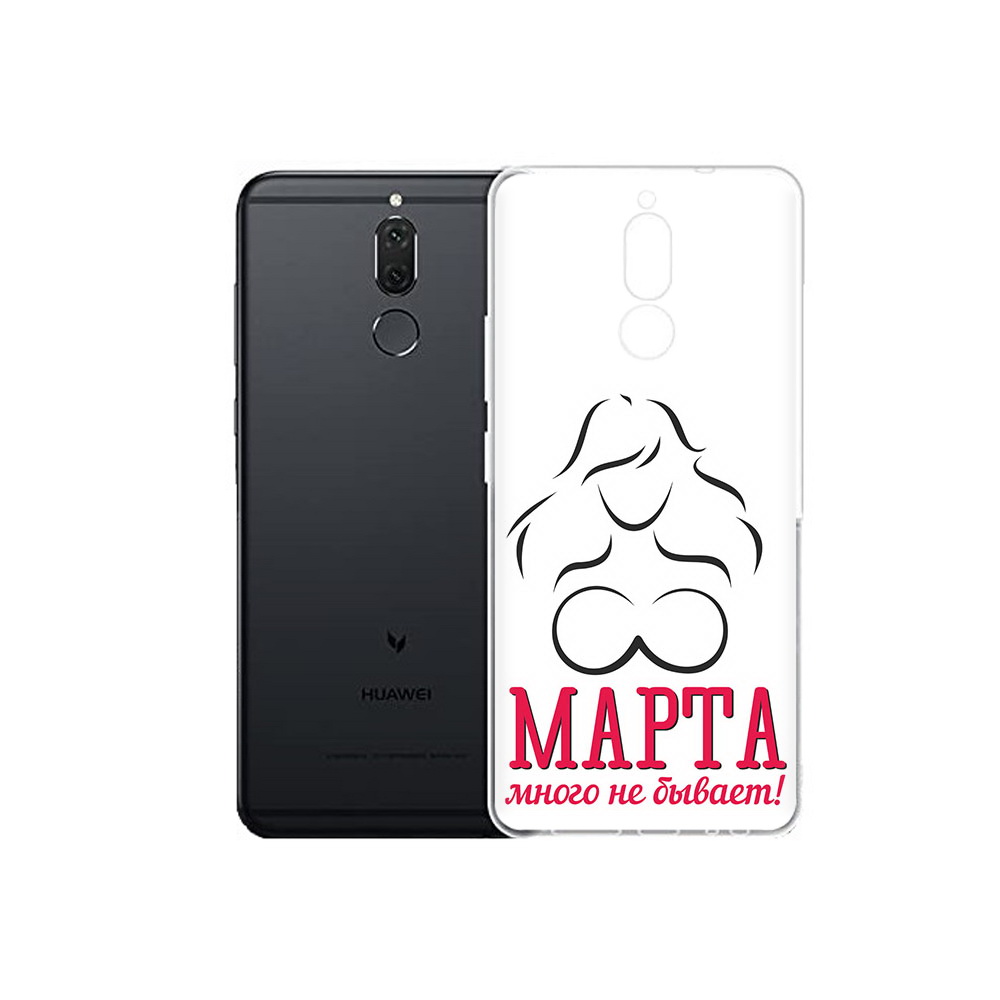 

Чехол MyPads Tocco для Huawei Nova 2i 8 марта много не бывает (PT92543.64.17), Прозрачный, Tocco