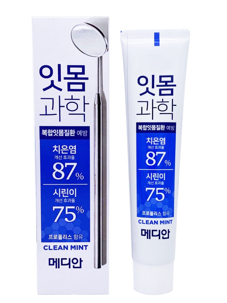 Зубная паста Median Daily Goods Gum Science Toothpaste Clean Mint 150 г зубная паста consly clean