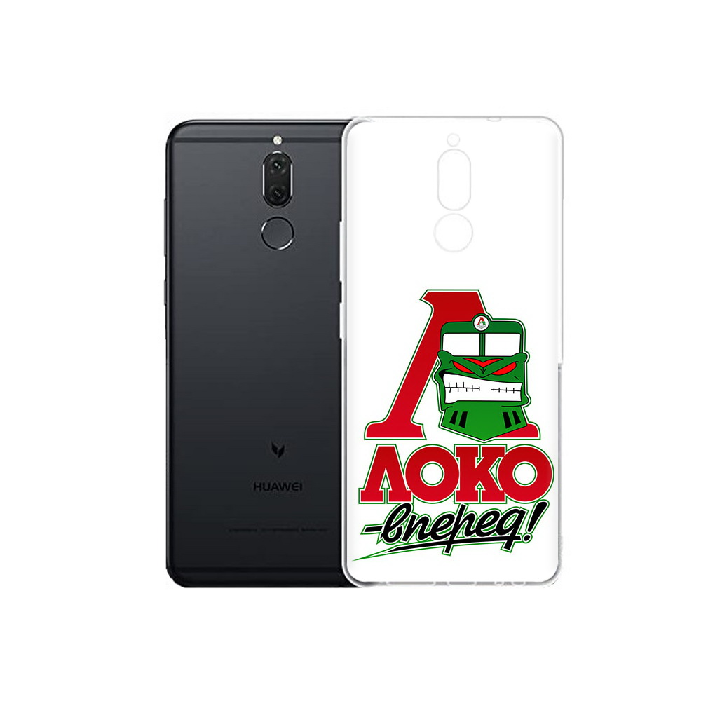 

Чехол MyPads Tocco для Huawei Nova 2i ФК локо вперед (PT92543.64.181), Прозрачный, Tocco