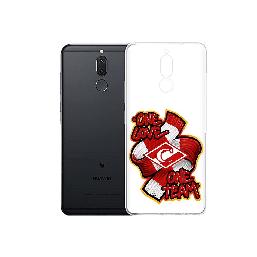 

Чехол MyPads Tocco для Huawei Nova 2i ФК спарак 1 любовь (PT92543.64.184), Прозрачный, Tocco