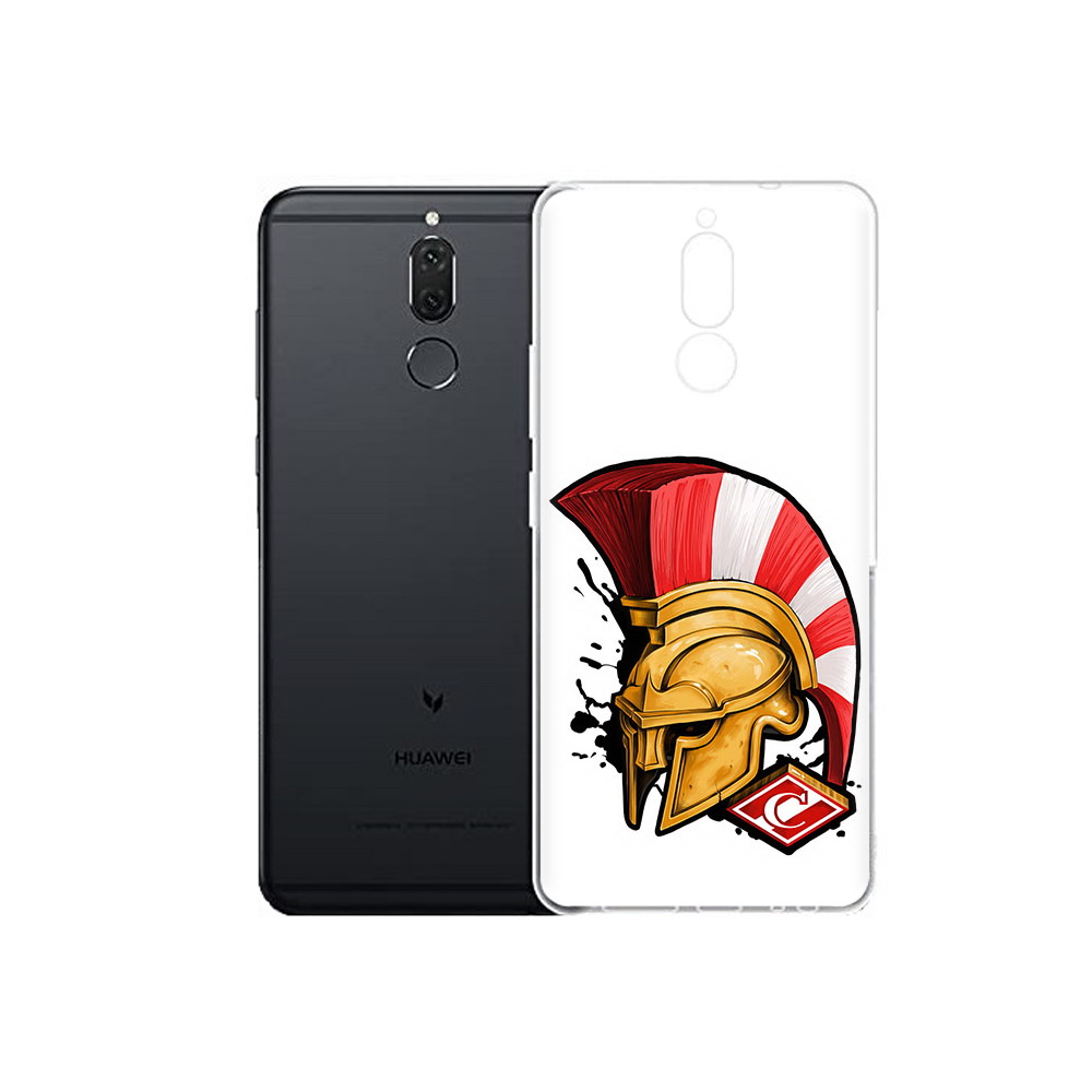 

Чехол MyPads Tocco для Huawei Nova 2i ФК спартак шлем (PT92543.64.185), Прозрачный, Tocco