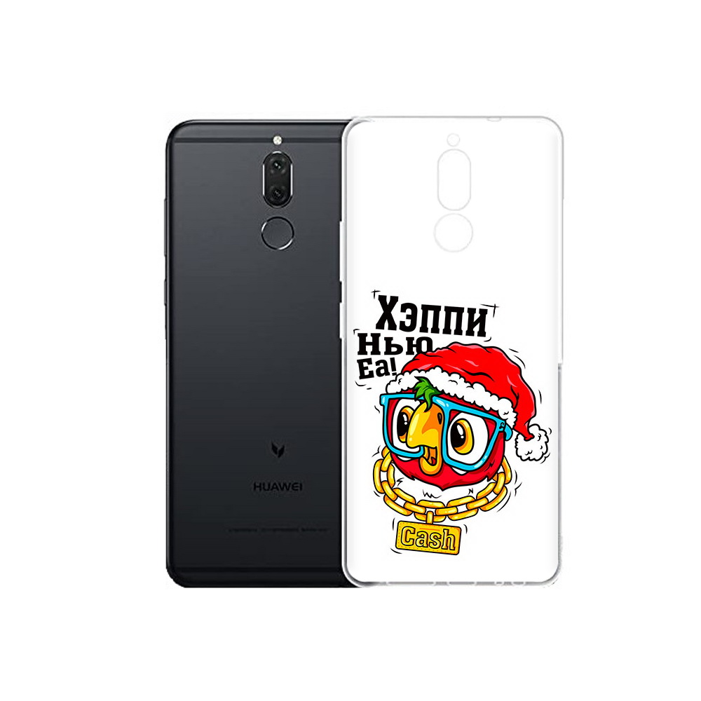

Чехол MyPads Tocco для Huawei Nova 2i Хэппи нью еа (PT92543.64.196), Прозрачный, Tocco