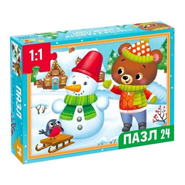 

Пазл Puzzle Time Новогодние развлечения 24 элемента