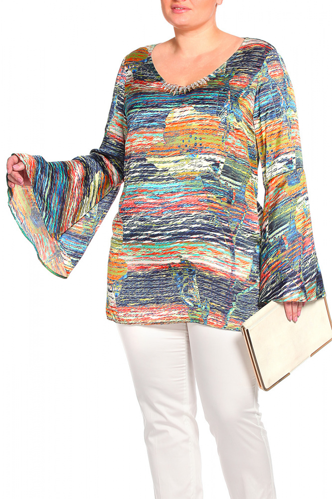 

Туника женская VALTUSI 14714 синяя 2XL, 14714