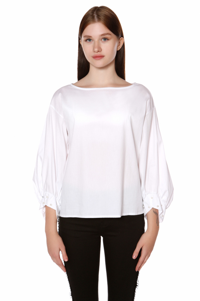

Блуза женская Joie Clair 18003 белая M/L, 18003